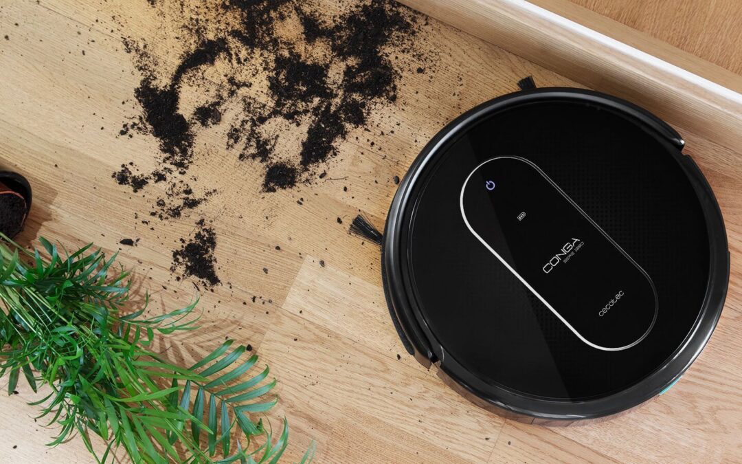 Robot aspirador Cecotec Conga 1291 gira sobre si mismo