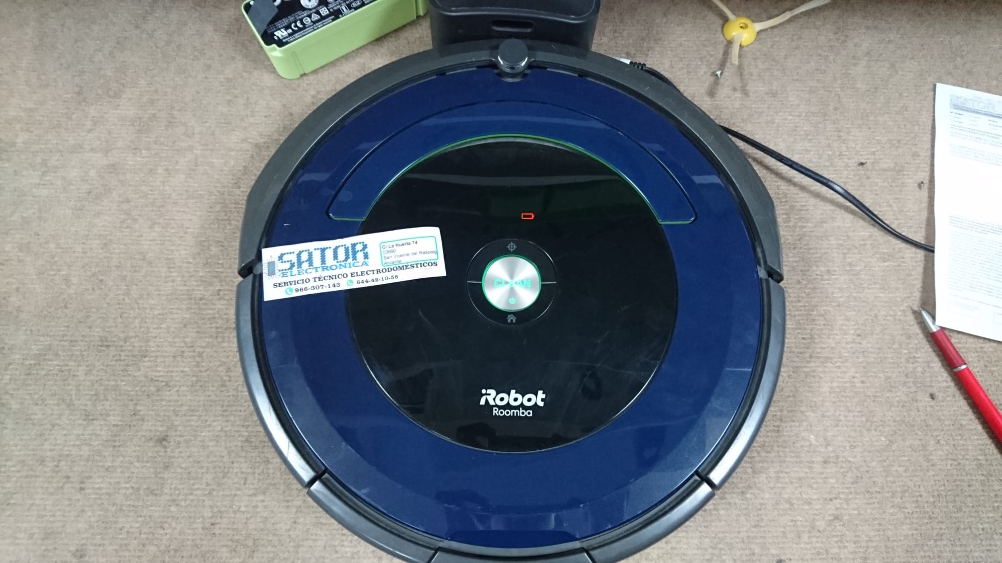 Reparación Roomba serie 6 - 695 roomba serie 6 - 695