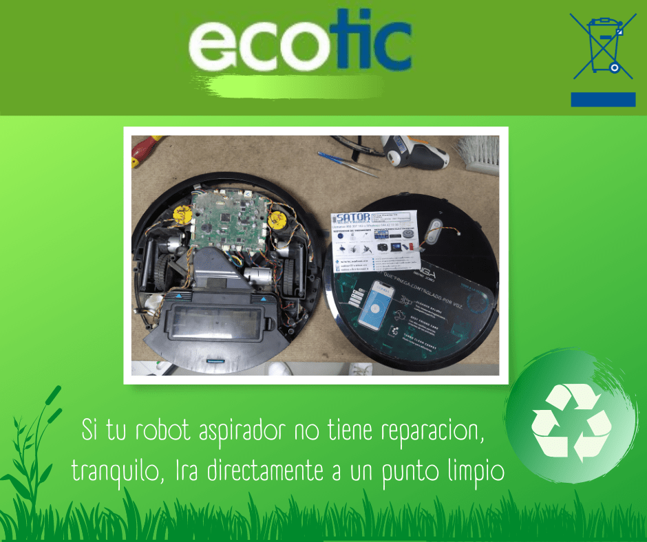 Reciclamos tu robot aspirador Reciclamos tu robot aspirador · Sator Electrónica