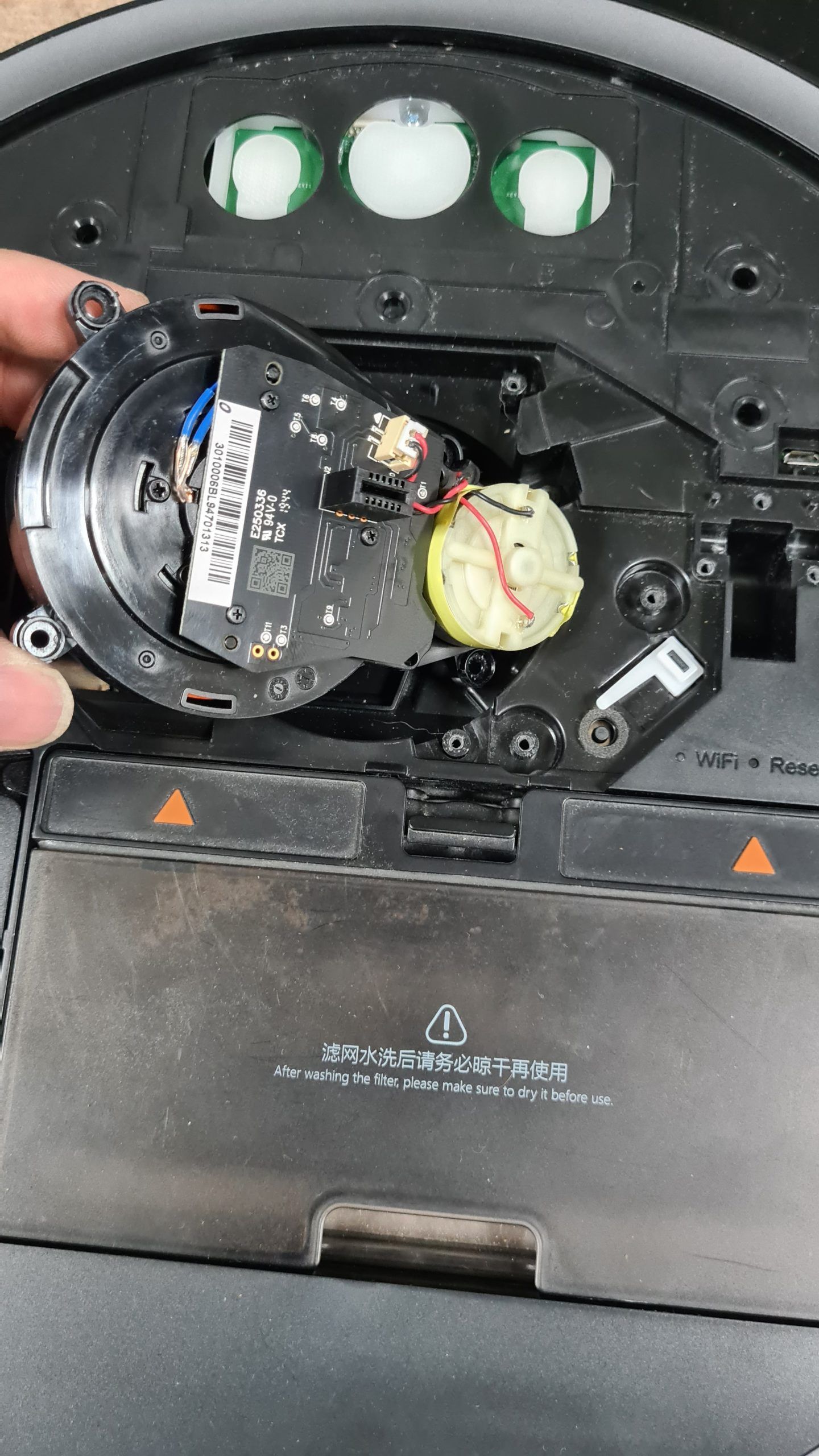 Reparación de Roborock Xiaomi error 1 Reparar robot Xiaomi