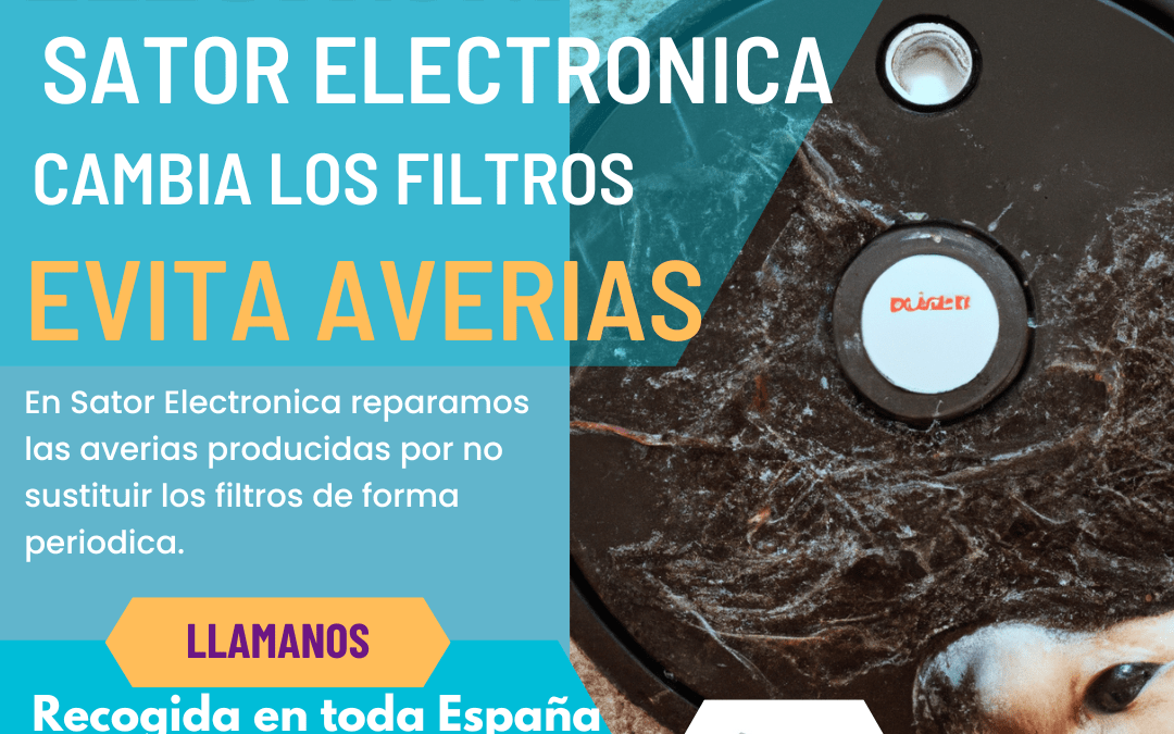 Cuando se cambian los filtros de un robot aspirador