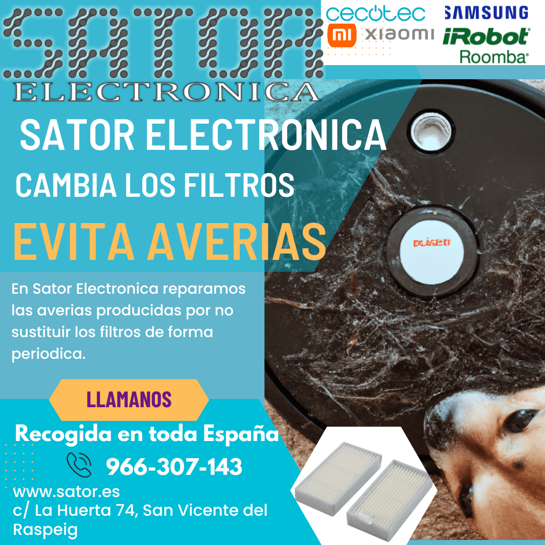 Cuando se cambian los filtros de un robot aspirador Cuando sustituir los filtros de un Robot Aspirador