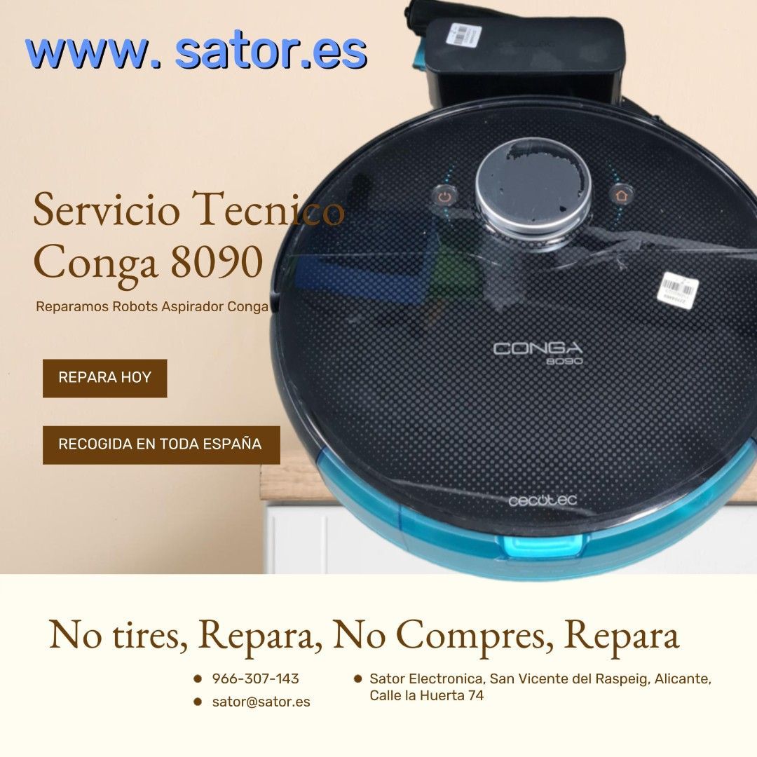 Servicio Tecnico Conga 8090 Servicio Tecnico Cecotec Conga 8090