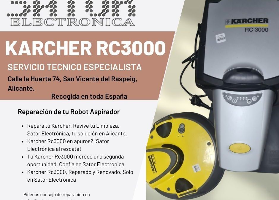Reparar Karcher Rc3000