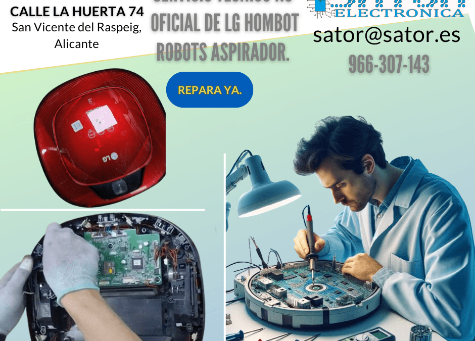 Reparar Lg Hombot error de sensor de rueda.