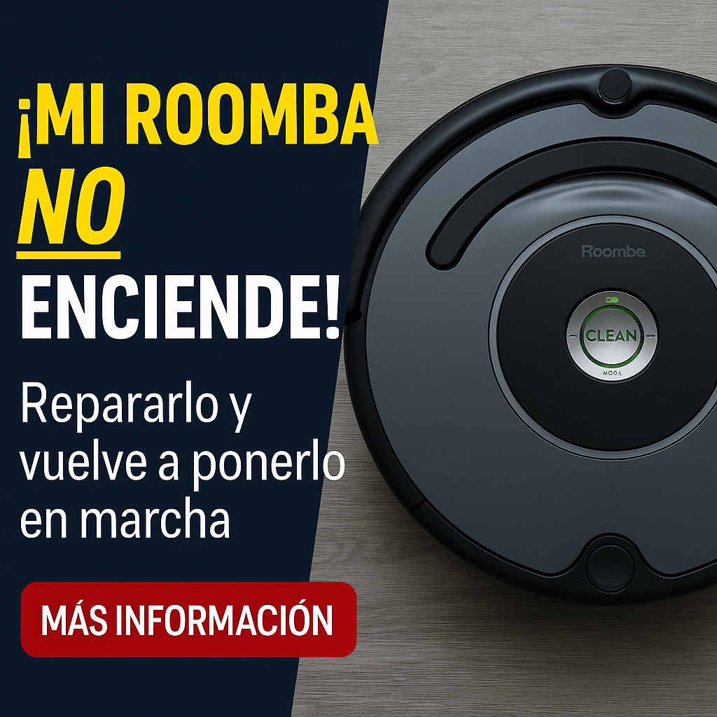 Reparar Roomba no enciende o se apaga repentinamente 😱 ¡HORROR! Vas a poner tu Roomba a limpiar y… no enciende. Ni luz, ni pitido, ni nada. 👉 Tranquilo, no está muerta. Es un fallo común que podemos reparar rápido. En Sator Electrónica Alicante revisamos tu Roomba y solucionamos el problema: 🔋 Cambio de batería agotada ⚡ Revisión del sistema de carga 🛠️ Reparación de la placa si fuera necesario ✅ presupuesto previo y garantía No gastes en un robot nuevo cuando tu Roomba puede seguir funcionando muchos años más. 📍 Estamos en San Vicente del Raspeig (Alicante). 📞 966 307 143 | ✉️ sator@sator.es ➡️ Lee más detalles aquí: 🔗 https://www.serviciotecnicorobotaspirador.es/reparar-roomba-no-enciende/